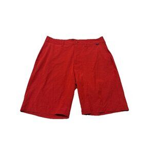 Travis Mathew Men’s Red Casual Golf Shorts Stretch Size 36 10” READ